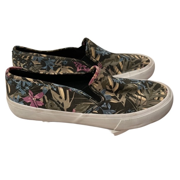 Mossimo Supply Co Floral Flats Slip Ons Size 9 - Picture 3 of 7